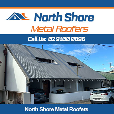 Metal roofing installation on North Shore commercial property